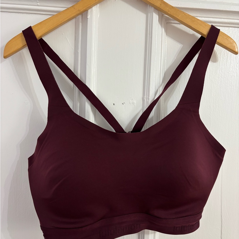 Lululemon Athletica Burgundy Sports Bra